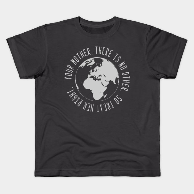 mother earth Kids T-Shirt by paintbydumbers